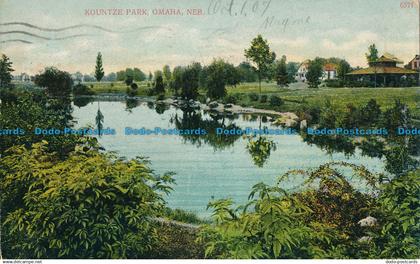 R015896 Kountze Park. Omaha. Neb. A. C. Bosselman. 1907