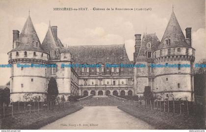 R017671 Mesnieres en Bray. Chateau de la Renaissance