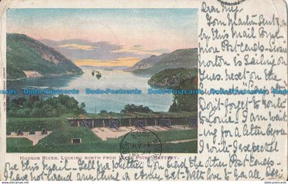 R019242 Hudson River. Looking North from West Point Battery. 1903