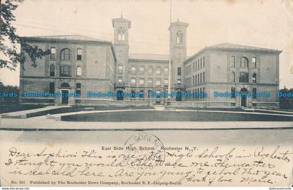 R021171 East Side High School. Rochester. N. Y. Rochester News. 1905