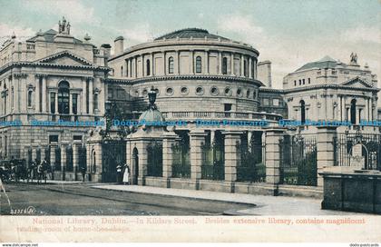 R029991 National Library. Dublin. In Kildare Street. Valentine. 1907