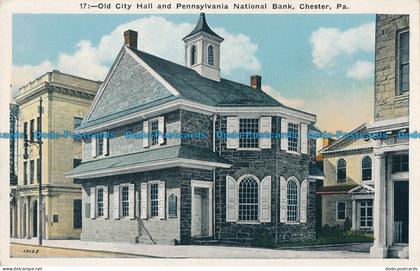 R030963 Old City Hall and Pennsylvania National Bank. Chester. Pa. P. Sander