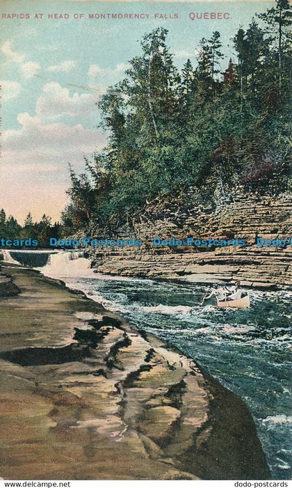 R032471 Rapids at Head of Montmorency Falls. Quebec