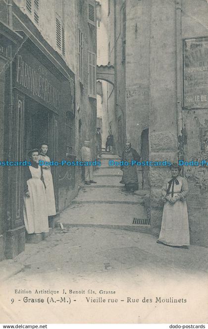 R045735 Grasse. Vieille Rue. Rue des Moulinets