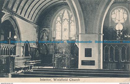 R049597 Interior. Winkfield Church. Lawrence