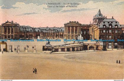 R051950 Versailles. Facade du Chateau. Cosse