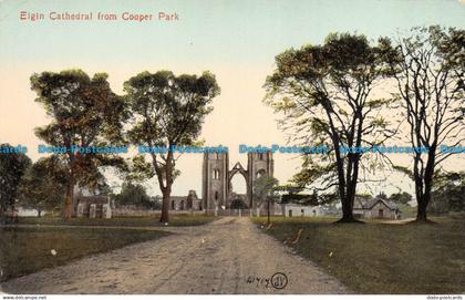 R057753 Elgin Cathedral from Cooper Park. Valentine