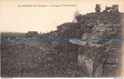 R084105 La Defense de Verdun. Ouvrage de Thiaumont. Combier