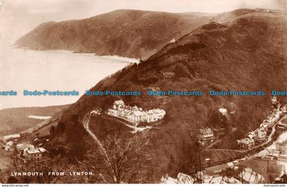 R090684 Lynmouth from Lynton. Tuck. RP. 1926