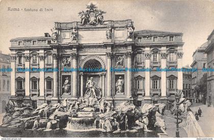 R093057 Roma. Fontana di Trevi. Brunner