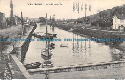 R093923 Pont Audemer. la Risle Navigable