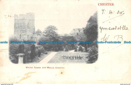 R135724 Chester. Water Tower and Walls. Chester. 1905