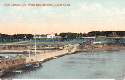 R140263 New Carlisle. P. Q. View from Steamer. Gaspe Coast. Valentines