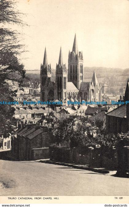 R144361 Truro Cathedral from Chapel Hill. Jarrold