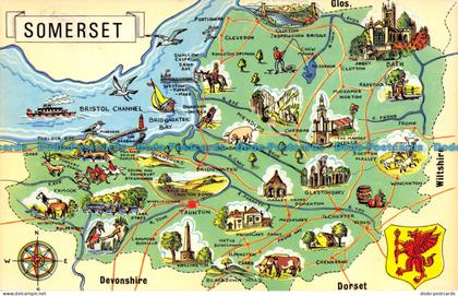 R151937 Somerset. A Map