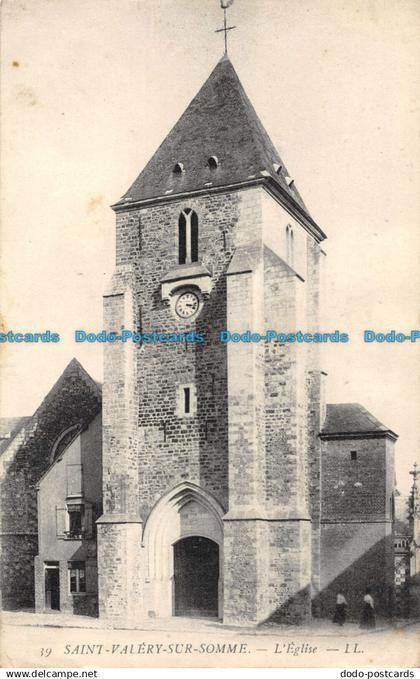 R161677 Saint Valery sur Somme. L Eglise. LL. 1917