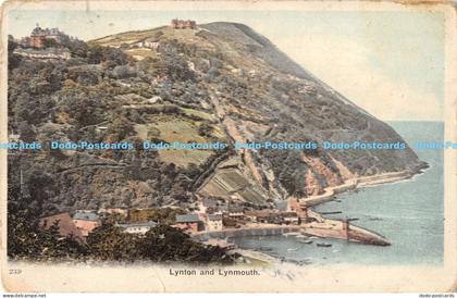 R169753 Lynton and Lynmouth. 1907