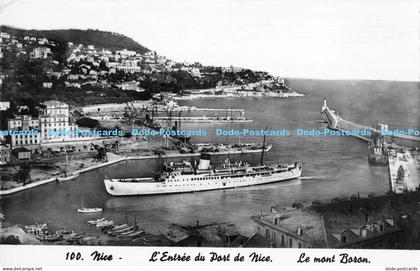 R174819 100. Nice. LEntree du Port de Nice. Le mont Boron. S. I. C. A