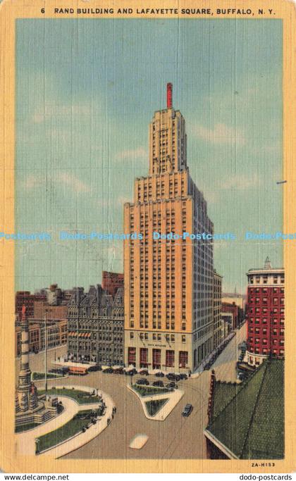 R212187 6 Rand Building and Lafayette Square Buffalo N Y Buffalo Stationery C T