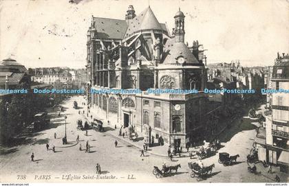 R212690 738 Paris LEglise Saint Eustache LL 1907