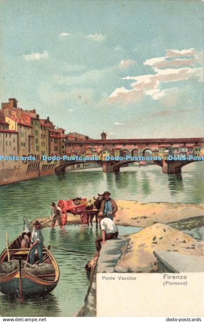 R215528 Ponte Vecchio Firenze Florence Tuck Connoisseur Postcard Series 2528