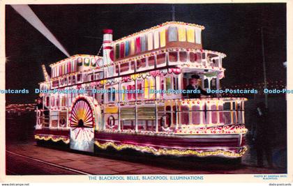 R239458 The Blackpool Belle Blackpool Illuminations Saidman Bros Post Card 1968