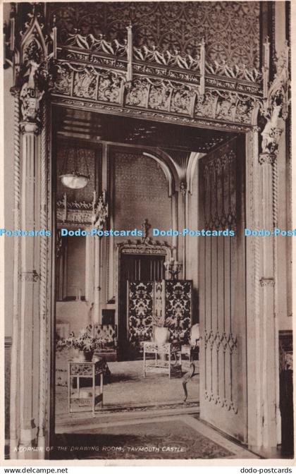 R240470 A Cornier of the Drawing Room Taymouth Castle Post Card RP