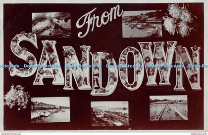 R245418 From Sandown Postcard Multi View