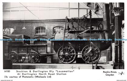 R256058 M180 Stockton and Darlington Rly Locomotion At Darlington North Road Sta