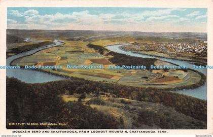 R257611 1912 W M Cline Moccasin Bend and Chattanooga from Lookout Mountain Chatt