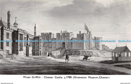 R261271 Moses Griffith Chester Castle 1780 Grosvenor Museum Chester RP