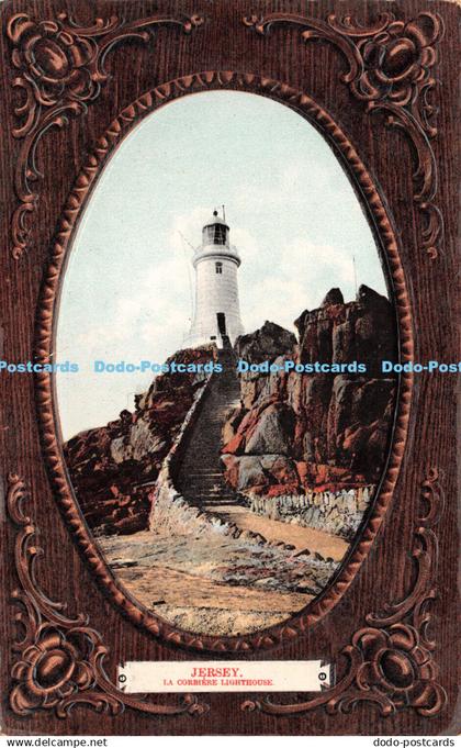 R263739 Jersey La Corbiere Lighthouse Albert Smith Postcard