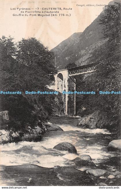 R299656 Les Pyrenees Cauterets Route de Pierrefitte a Cauterets Gouffre du Mont