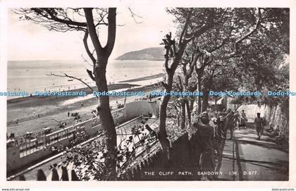 R303912 The Cliff Path Sandown I W D 677 Dean Sandown I W The Bay Series RP 1950