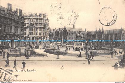 R313128 City Square Leeds Hargreaves and Abe Leeds Post Cards 1905