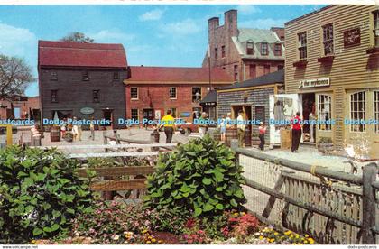 R317261 Bowens Wharf Newport Rhode Island Newport Postcard Service Plastichrome