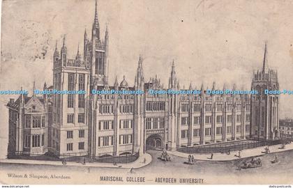 R320220 Marischal College Aberdeen University Wilson and Simpson Aberdeen Post c