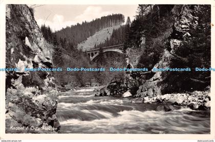 R323523 Kappel Gutachbrucke Hochschwarzwald Handschel 1953