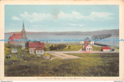 R328403 Grand Narrows Bridge Iona Cape Breton 20 Photogelatine Engraving Co PE C