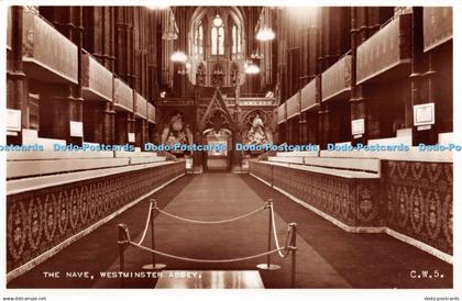 R336062 The Nave Westminster Abbey C W 5 Westminster Abbey Coronation Souvenir J