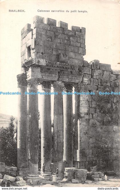 R338748 Baalbek Colonnes cannelees du petit temple Herman Seibt Meissen Saxe 191