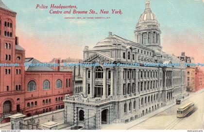 R339280 Police Headquarters Centre and Broome Sts New York 1910 By Irving Underh