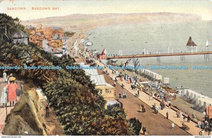 R339323 Sandown Sandown Bay Raphael Tuck and Sons View Postcard Series Published