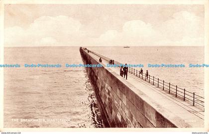 R339961 The Breakwater Hartlepool 90590 Phototype Postcard Valentine and Son