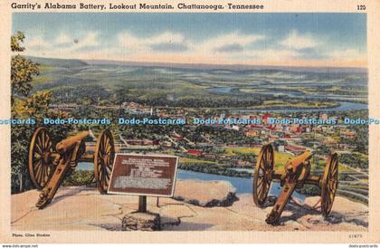 R341816 Tennessee Chattanooga Garrity Alabama Battery Lookout Mountain W M Cline