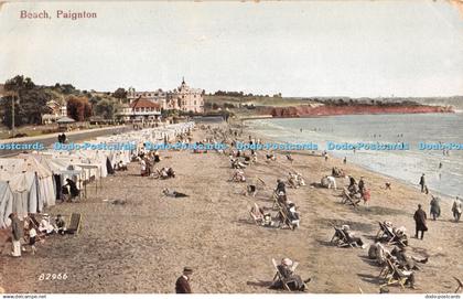 R344700 Paignton Beach Postcard