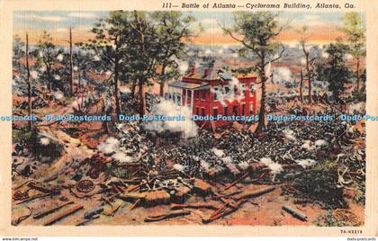 R346017 Ca Atlanta Battle of Atlanta Cyclorama Building R and R News Co Genuine