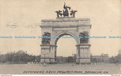 R348037 Brooklyn N Y Defender Arch Prospect Park 1907