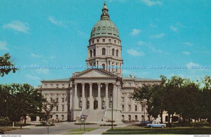 R349638 K 10 State Capitol West Facade Topeka Kansas Kansas Distributing Curteic