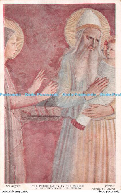 R352615 Firenze Florence The Presentation in the Temple S Marco Fra Angelico The